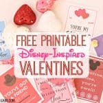 Free Printable Disney-Inspired Valentines