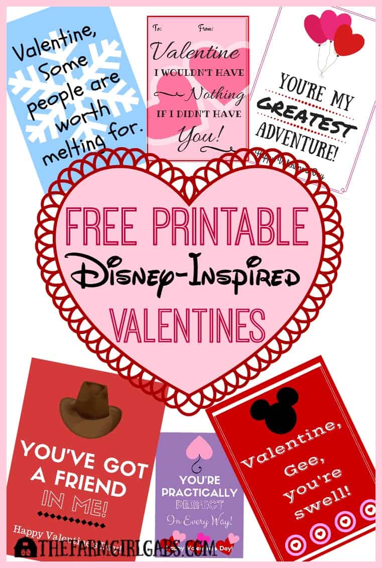 Free Printable Disney Inspired Valentines The Farm Girl Gabs 