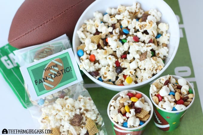 Touchdown Trail Mix And Free Printable