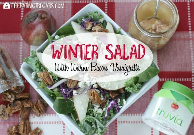 Winter Salad with Warm Bacon Vinaigrette
