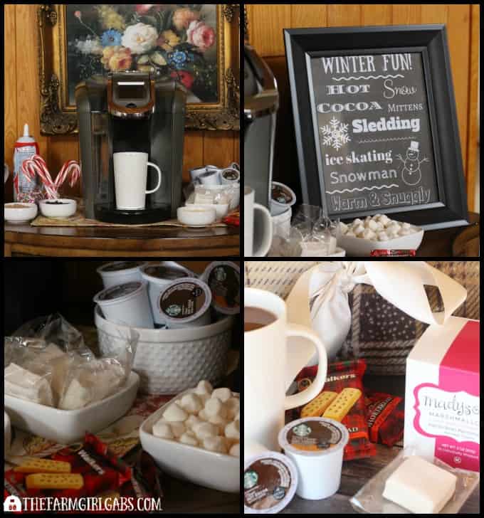 Warm Winter Fun Hot Cocoa Bar Plus Free Printable