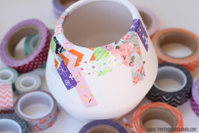 Washi Tape Pen and Pencil Holder