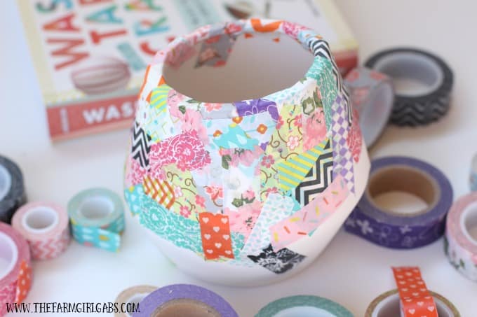 Washi Tape Pen and Pencil Holder