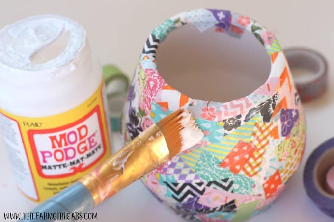 Washi Tape Pen And Pencil Holder