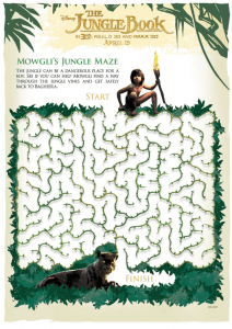 Jungle Book Activity Sheets