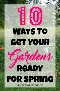 10 Ways To Get Your Gardens Ready For Spring.
