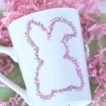 This Bunny Sharpie Mug is an easy DIY craft project that also makes a perfect gift idea for teens.