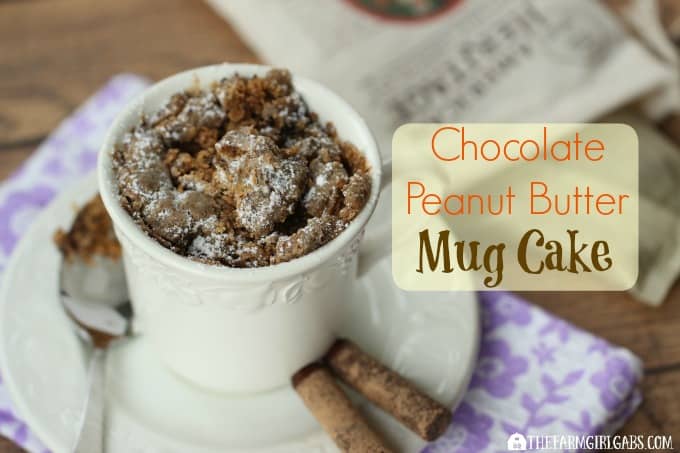 There is something miraculous about the combination of chocolate and peanut butter. This quick Chocolate Peanut Butter Mug Cake is a delicious recipe to satisfy your chocolate and peanut butter craving. AD #ChocolateHistory, #IC