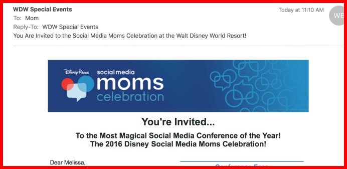 Disney Social Media Moms Celebration 2016