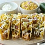 Need a quick 30-minute meal idea? Try these Grilled Pork Tacos With Corn & Mango Salsa! AD #RealFlavorRealFast