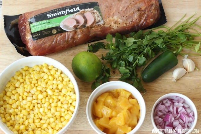 Need a quick 30-minute meal idea? Try these Grilled Pork Tacos With Corn & Mango Salsa! AD #RealFlavorRealFast #tacos #tacorecipe #cincodemayo #mexicanfood