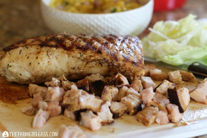 Need a quick 30-minute meal idea? Try these Grilled Pork Tacos With Corn & Mango Salsa! AD #RealFlavorRealFast #tacos #tacorecipe #cincodemayo #mexicanfood