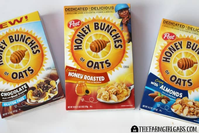 Coconut Oatmeal Crunch Cookies have plenty of coconut, oatmeal, chocolate chips, and lots of Honey Buncher of Oats crunch. #CerealAnytime AD