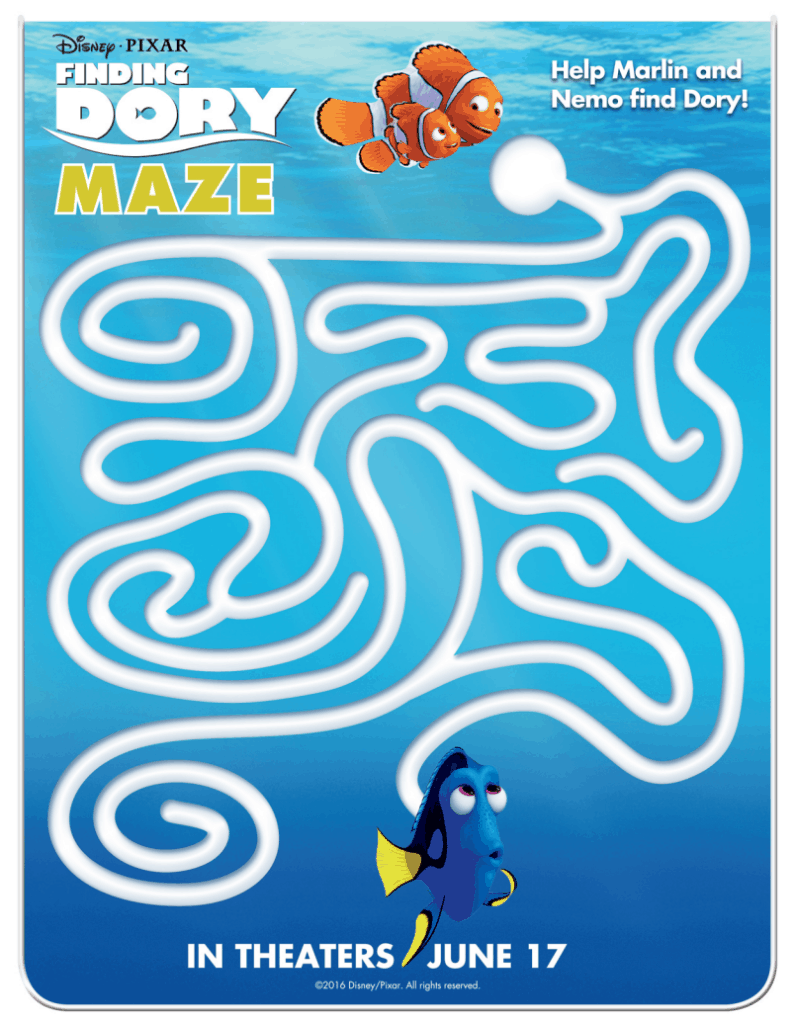 Finding Dory Maze