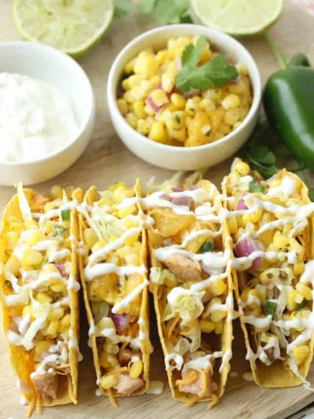 Easy Grilled Pork Tacos With Corn And Mango Salsa Story The Farm Girl