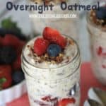 Wake up in the morning to a delicious and healthy Berry Overnight Oatmeal. It the perfect quick breakfast recipe.