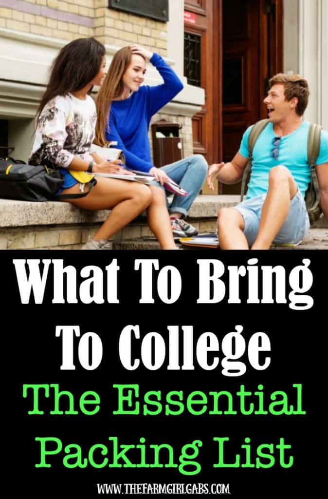 Is someone leaving the nest and heading off to college at your home? Print out this Essential College Packing List before they leave. It will help with both your packing and shopping organization.