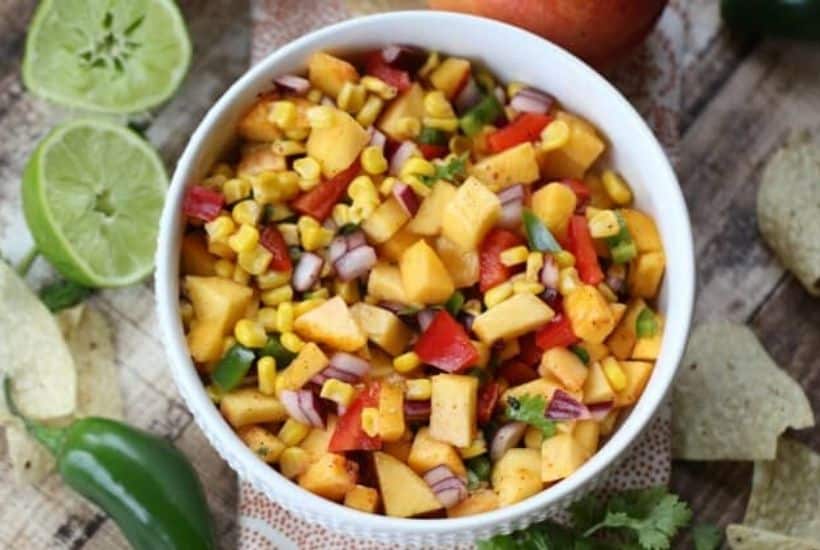 Sweet & Sassy Nectarine Salsa The Farm Girl Gabs®