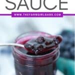 This best Homemade Blueberry Sauce recipe is the perfect topping for ice cream and pancakes as well as many other desserts. This easy blueberry recipe takes just 15 minutes to make.