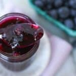 This best Homemade Blueberry Sauce recipe is the perfect topping for ice cream and pancakes as well as many other desserts. This easy blueberry recipe takes just 15 minutes to make.