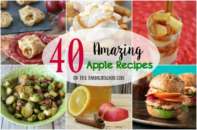 40 Amazing Apple Recipes to celebrate fall!