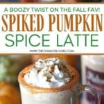 It's Pumpkin Spice Latte season. How about a boozy twist to the favorite fall pumpkin drink? Raise a mug to this delicious Drunken Pumpkin Spiced Latte. This simple recipe is the perfect adult fall drink.