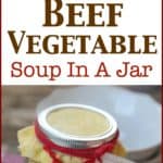 Win Over Winter With This Simple DIY Beef Vegetable Soup In A Jar Gift Idea. #WinOverWinter @Target