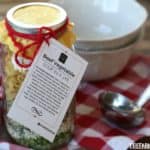 Win Over Winter With This Simple DIY Beef Vegetable Soup In A Jar Gift Idea. #WinOverWinter