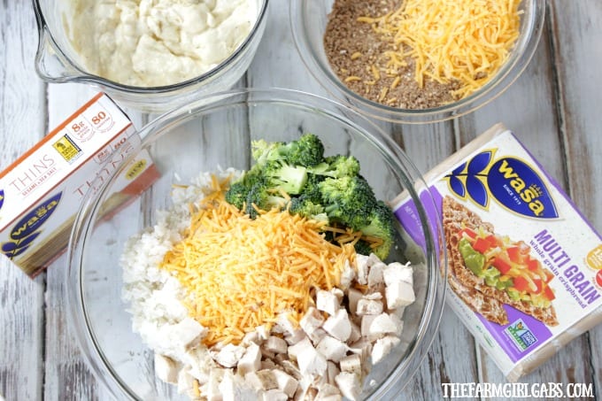 Cheesy Chicken Broccoli Ranch Casserole