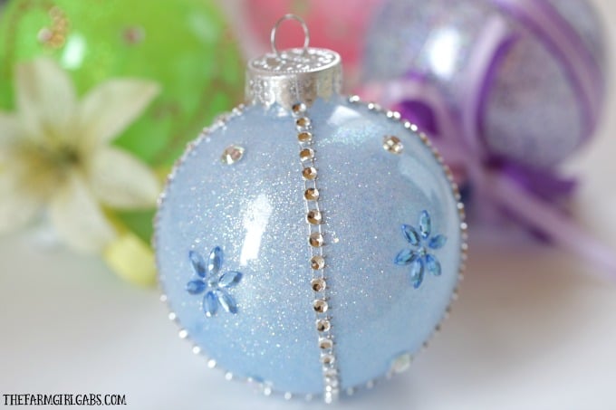 Disney Princess Glitter Ornaments | The Farm Girl Gabs®