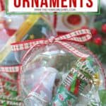 Gift the gift of lottery luck this holiday season with these fun New Jersey Lottery Ticket Christmas Ornaments. These DIY Christmas ornaments are easy to make. Grab some lottery ytickets and fill a plastic ornament. This easy Christmas craft takes only a few minutes to make. These ornaments are fun to hang on the Christmas Tree. Lottery Ticket ornaments make a great Christmas gift idea too.