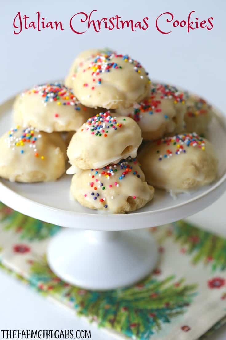 Italian Christmas Cookies | The Farm Girl Gabs®