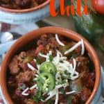 From Game Day to snow day, this Easy Classic Chili recipe is the perfect comfort food.
