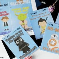 Printable Star Wars Classroom Valentine Cards