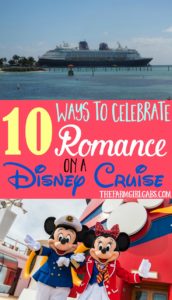 The hubby and I just set sail on the Disney Wonder. Turns out a Disney cruise isn't just for kids or families. Here are 10 Ways To Celebrate Romance On A Disney Cruise.