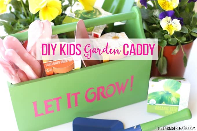 DIY Kids Gardening Caddy