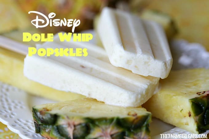 Disney Dole Whip Popsicles