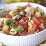 Are you ready to spice up your Cinco de Mayo Celebration? This Pineapple Pico de Gallo is the perfect way to add a sweet and zesty zip to your party.