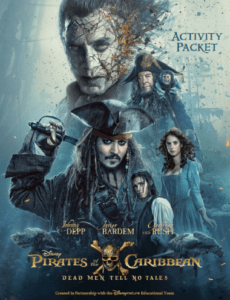 Pirates of the Caribbean: Dead Men Tell No Tales Activity Sheets