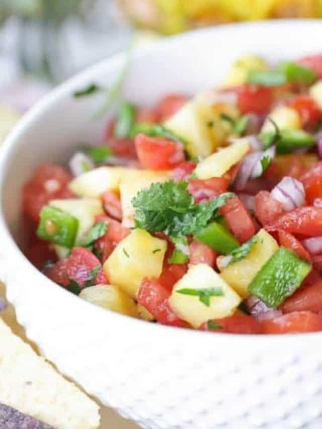 Pineapple Pico De Gallo Story The Farm Girl Gabs® 