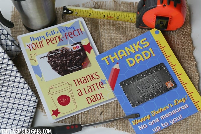 Printable Father’s Day Gift Card Holders