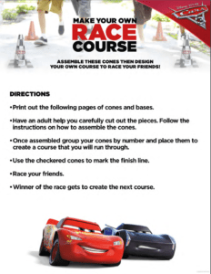 Cure summer boredom with the printable Cars 3 Coloring And Activity Sheets.