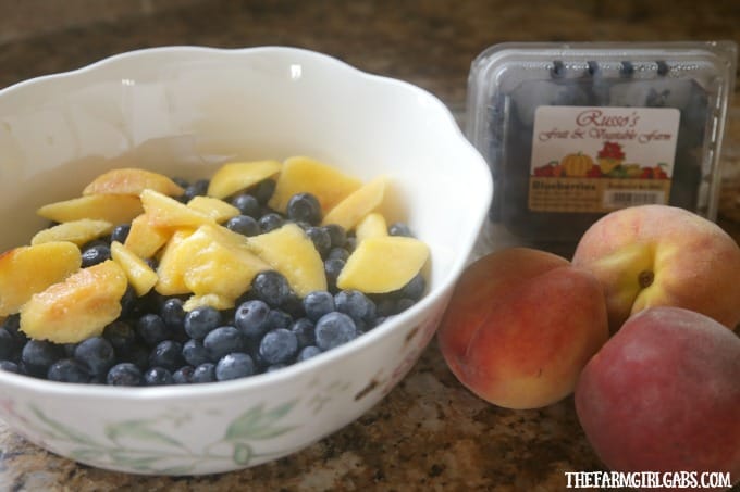 Blueberries and peaches collide to make this delicious classic Blueberry Peach Cobbler. This cobbler recipe is a perfect way to enjoy their summer bounty!