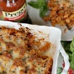 Busy school nights doesn’t mean you can’t have a delicious dinner ready in advance. This Grilled Chicken Parmesan Pasta Bake recipe is the perfect busy weeknight solution.