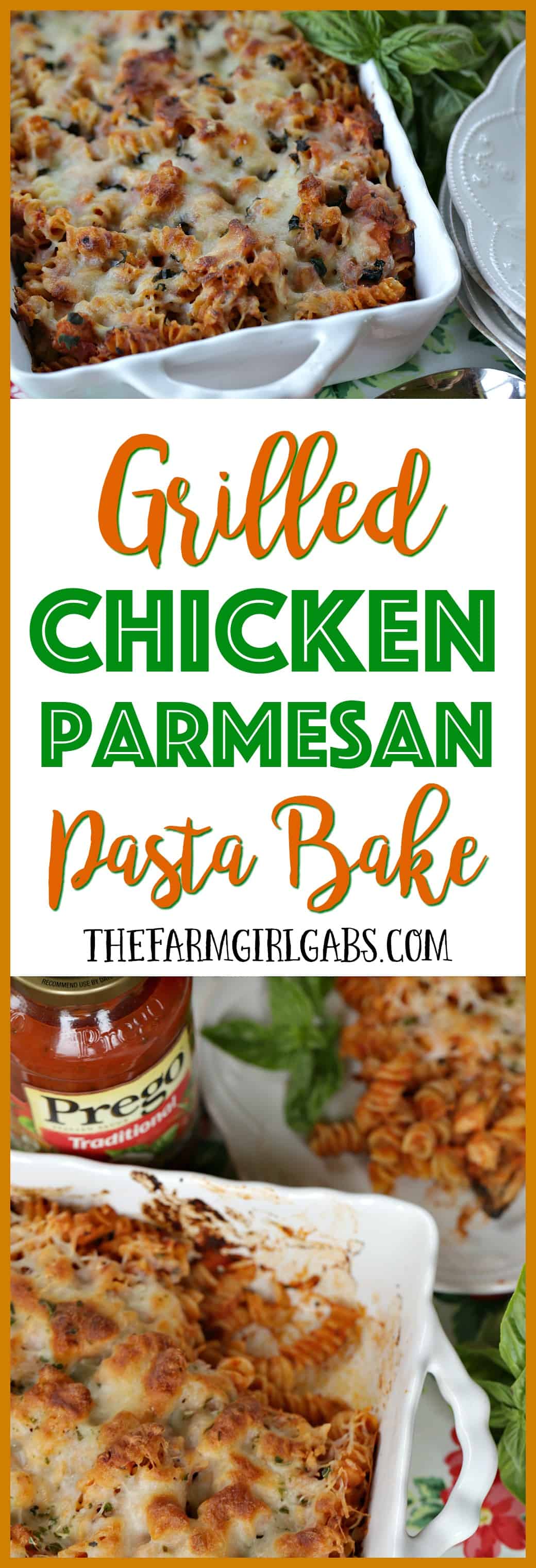 Busy school nights doesn’t mean you can’t have a delicious dinner ready in advance. This Grilled Chicken Parmesan Pasta Bake recipe is the perfect busy weeknight solution. #CampbellsShortcutMeals #Ad