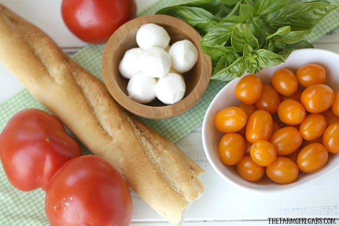 Tomato season call for a delicious Jersey Fresh Panzanella Salad. Ripe juicy tomatoes pair up with rustic french bread to create a delicious summer salad.