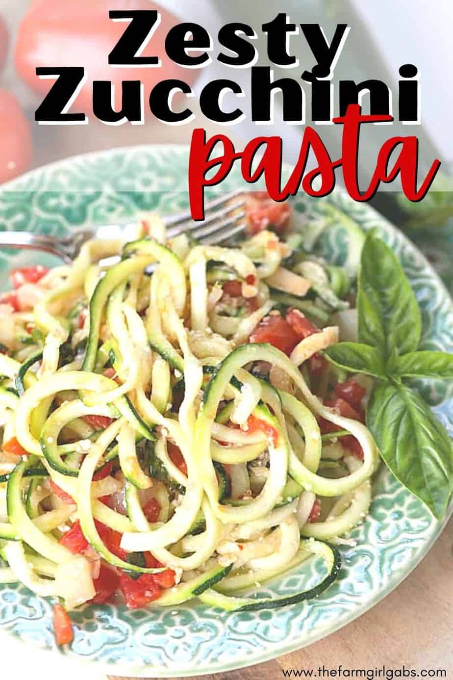Turn that ordinary zucchini growing in your garden or from the farmers' market into this healthy and delicious Zesty Parmesan Zucchini Noodles. This easy zucchini pasta recipe is a perfect meatless meal option.