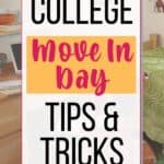 Are you preparing for the big college move in? Sending a child off to college is a new chapter. It's not always easy but these helpful college move-in tips will make the transition easier for you and your college student. Check out 10 Practical College Packing Tips For A Successful Move-In Day.