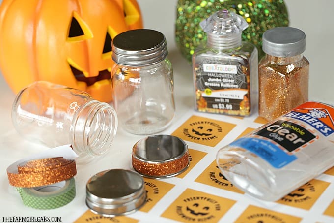 Add some spooky slimy fun to your Halloween party with these fun Halloween Slime Party Favors!