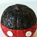 Oh boy! Make your Disney Halloween swell with this easy DIY Mickey Mouse Glitter Pumpkin.